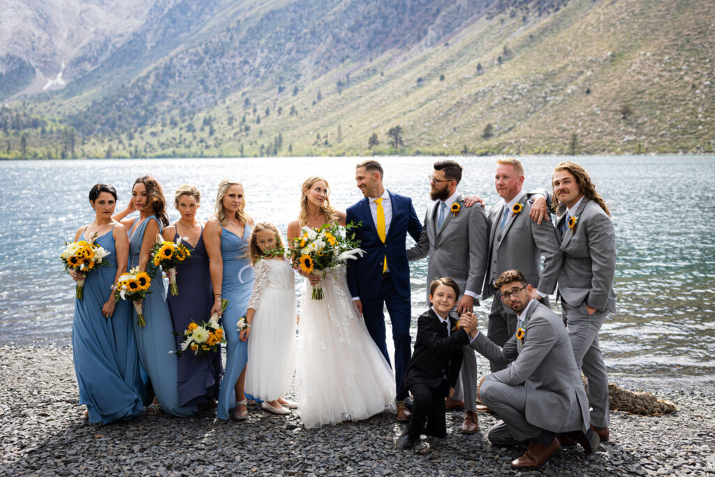 Sarah and Grae wedding photography in the Eastern Sierra mountains