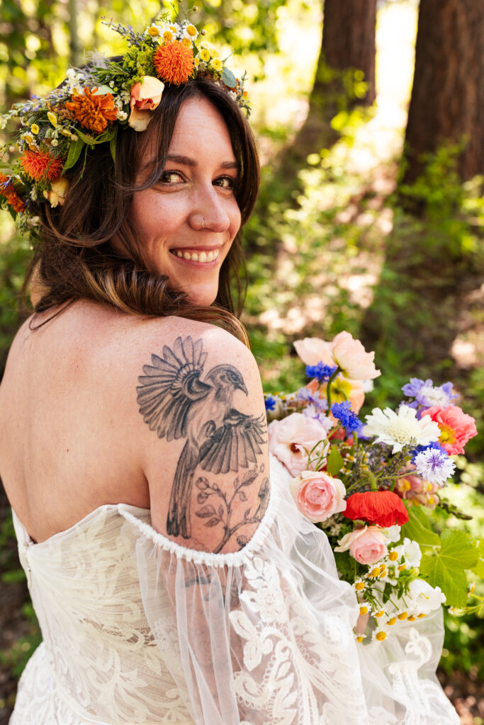 Alissa and Neil June Mountain wedding photography near Mammoth Lakes
