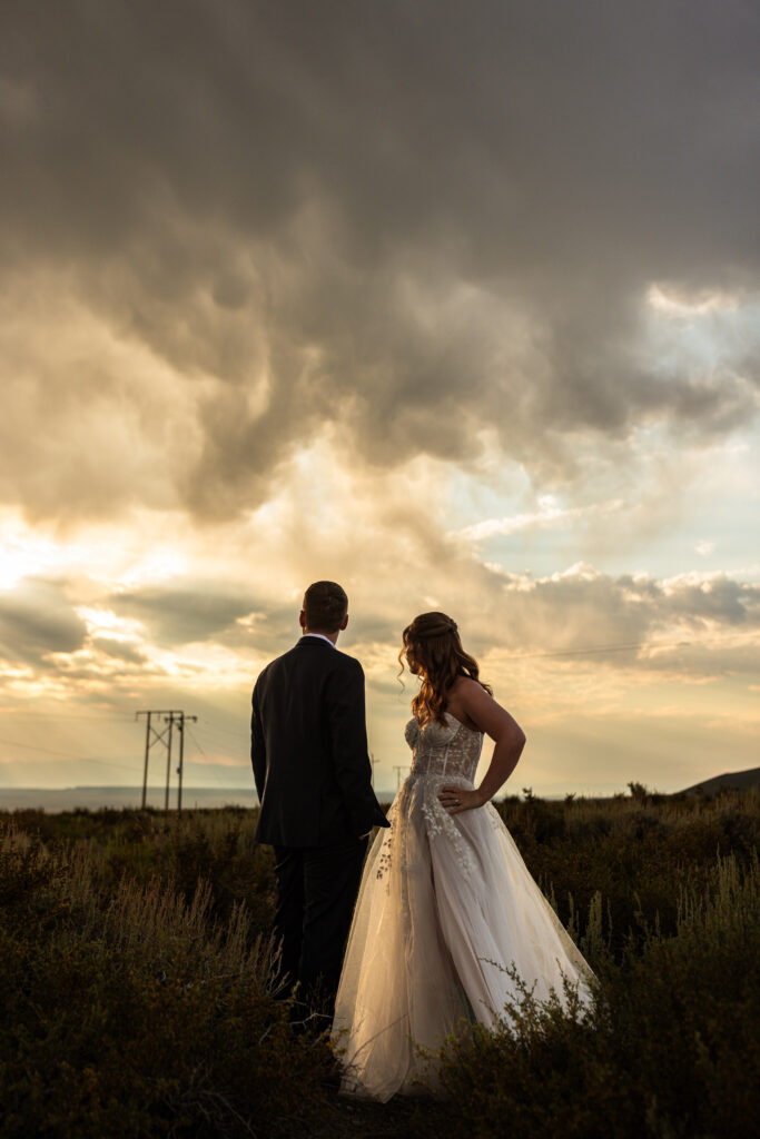 Ashley and Chris Mammoth Lakes wedding photography