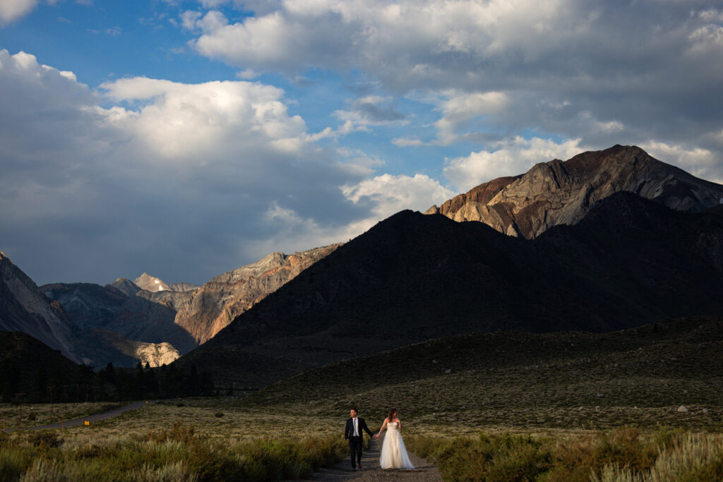 Ashley and Chris Mammoth Lakes wedding photography