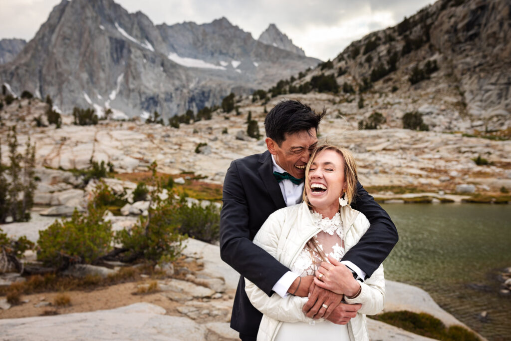 Bishop wedding portraits in the Owens Valley