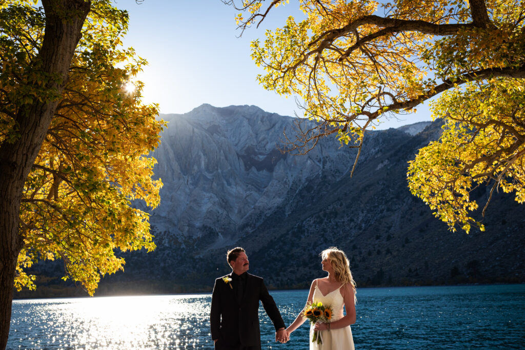 Mammoth Lakes wedding photography in the Eastern Sierra mountains