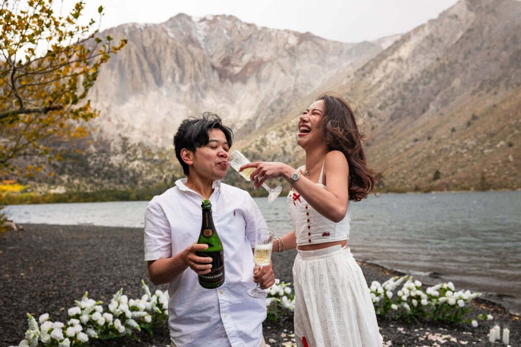 Mammoth Lakes wedding photography in the Eastern Sierra mountains