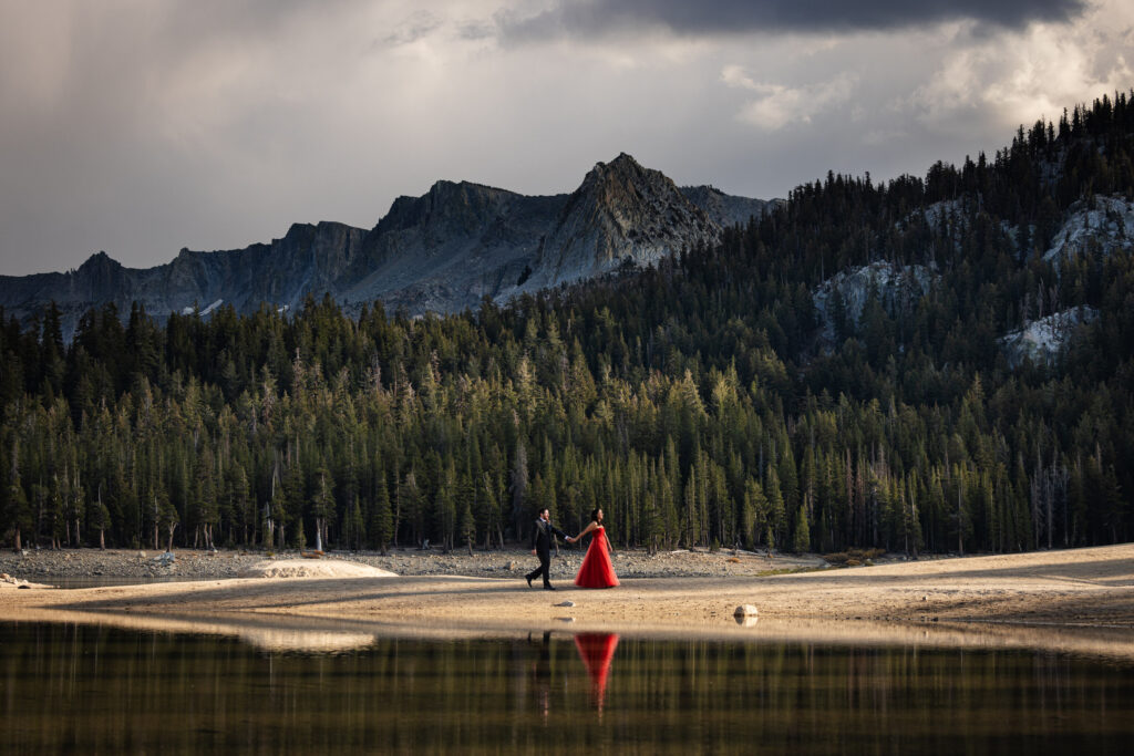 Mammoth Lakes wedding photography mountain ceremony portraits