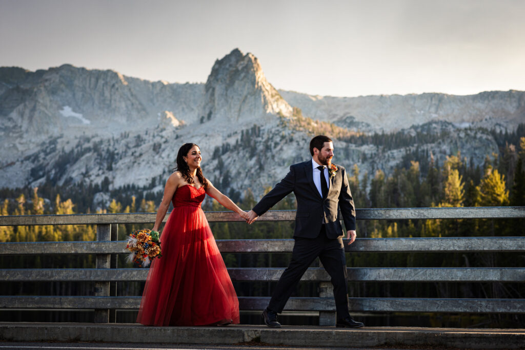 Mammoth Lakes wedding photography in the Eastern Sierra mountains